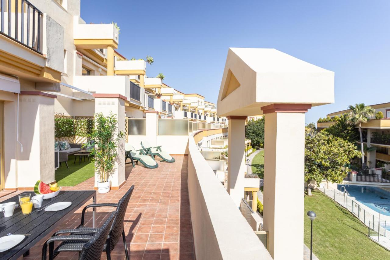 マルベーリャOleholidays Romana Playa 223 Primera Linea Playaアパートメント エクステリア 写真